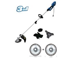 Borg Elektrische Bosmaaier 1200 Watt - 3 in 1 - inclusief 2 x onkruidborstel