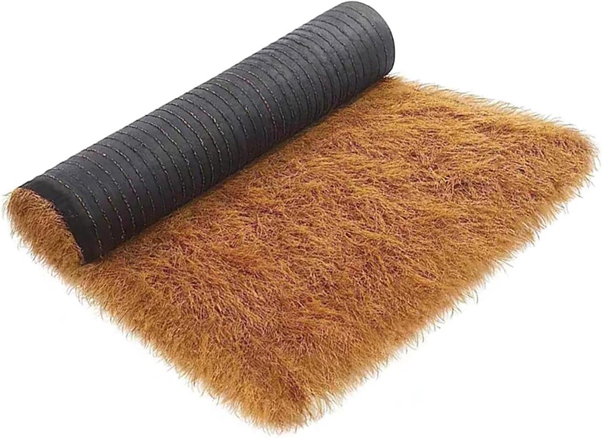 Synthetisch rieten dak - Kunststro dakbedekking - Decoratieve tuinaanleg - Waterdicht en onderhoudsvrij - 0.5 x 10 m - Natuurlijk stro