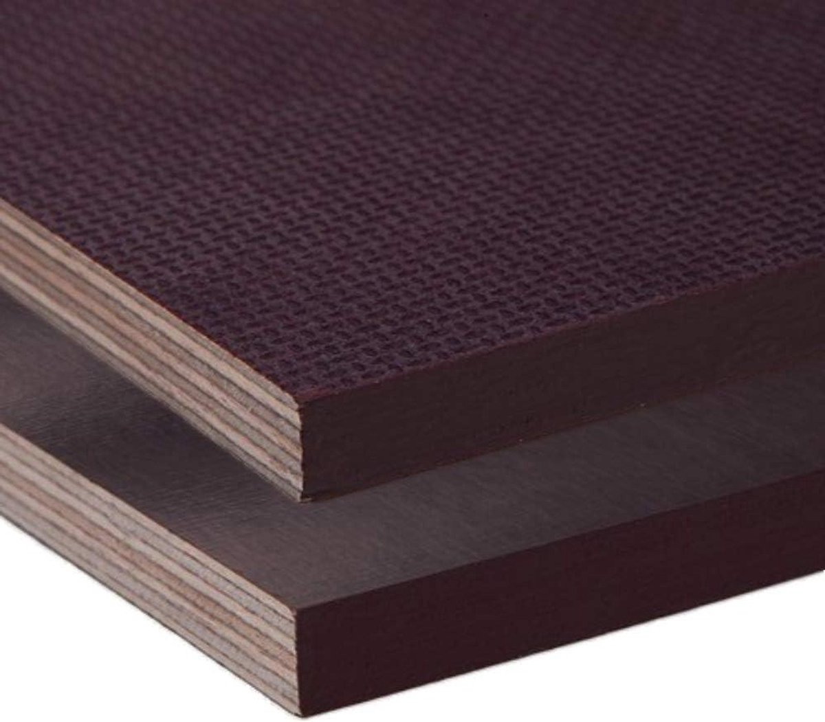 Zeefdrukplaat Multiplex - Berkenhout Plaat - Bouw en Klussen - Antislip Zeefdruk Patroon - 100x30 cm - Bruin