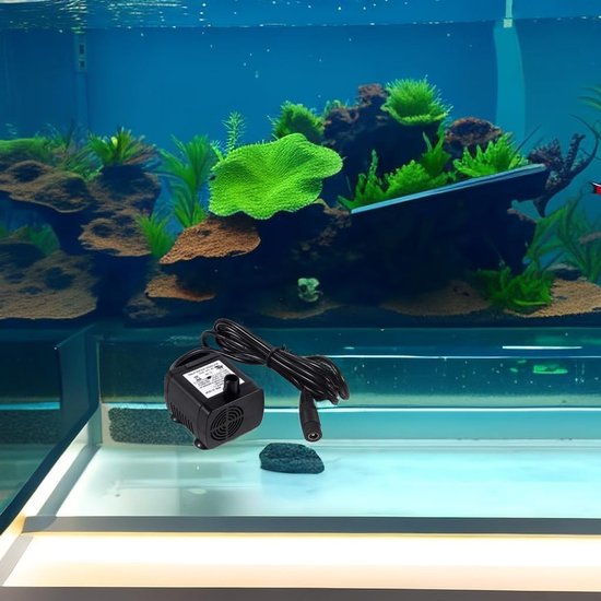 Mini Submersible Pomp 12V voor Aquarium, Fontein en Vijver - Zonne-energie Aangedreven, Waterpomp, Tuinaccessoire — afbeelding 5