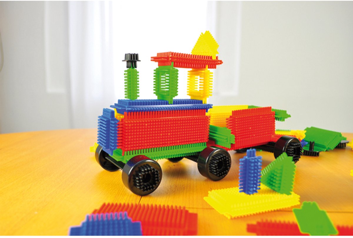 Eduplay bouwstenen set - kleurrijke noppenblokken 108 stuks.