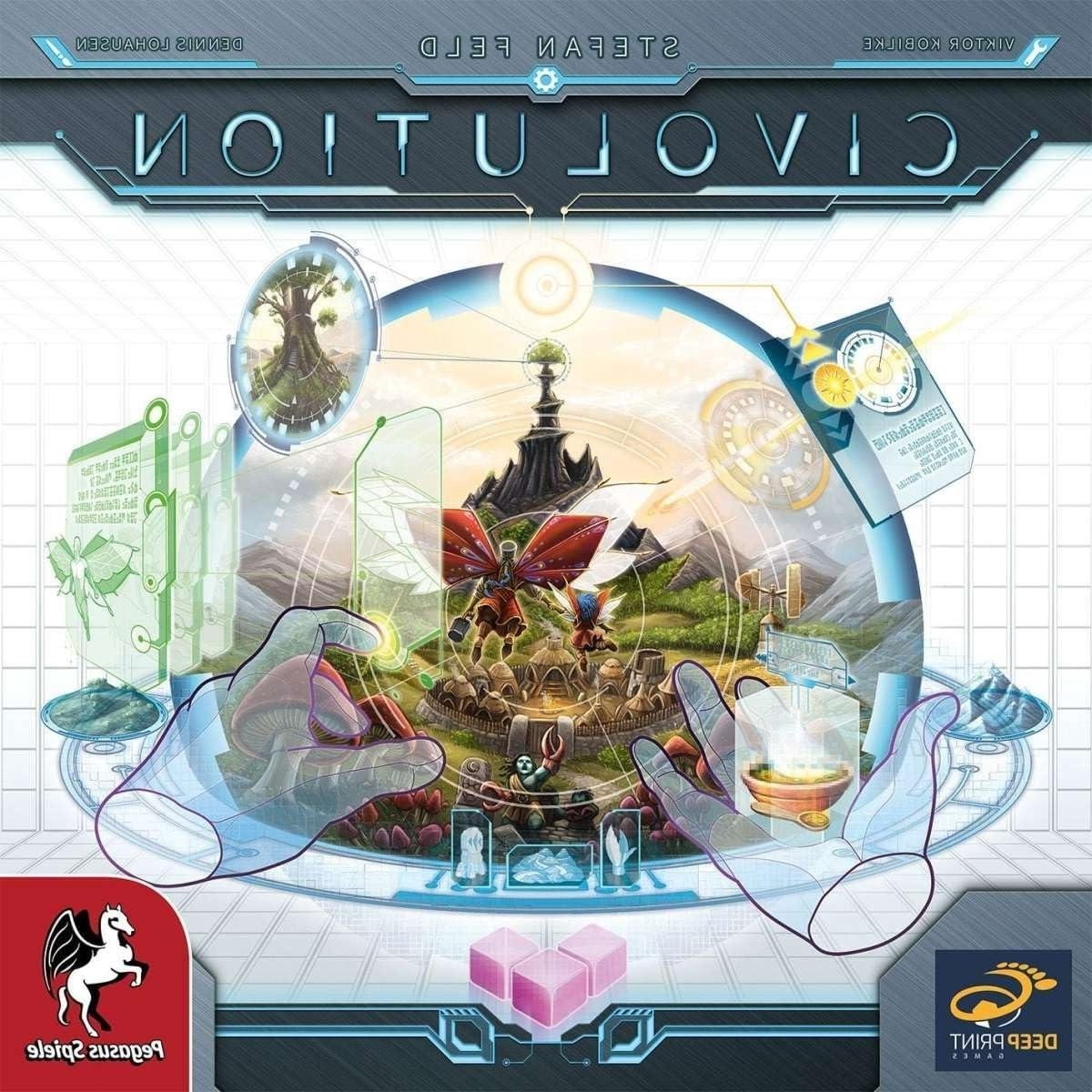 Civolution Bordspel - Strategisch Spel Expertspel - Familie Avond Spel - Fantasy Thema - 363 Kilogram - Bruin Beige