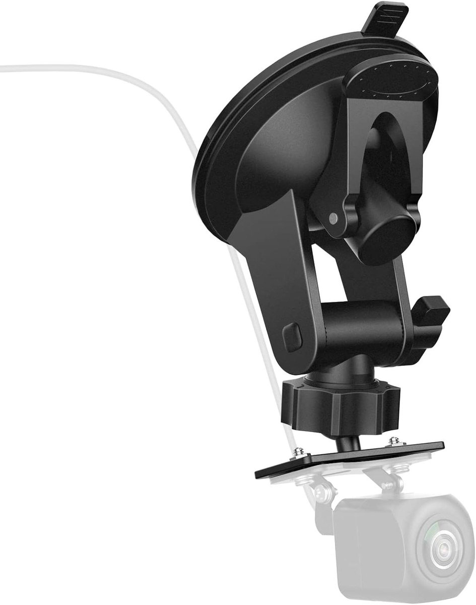 Achteruitrijcamera Houder - Camera Bevestiging - Veilig Parkeren - Universele Pasvorm - 9 x 6 x 7 cm - Zwart