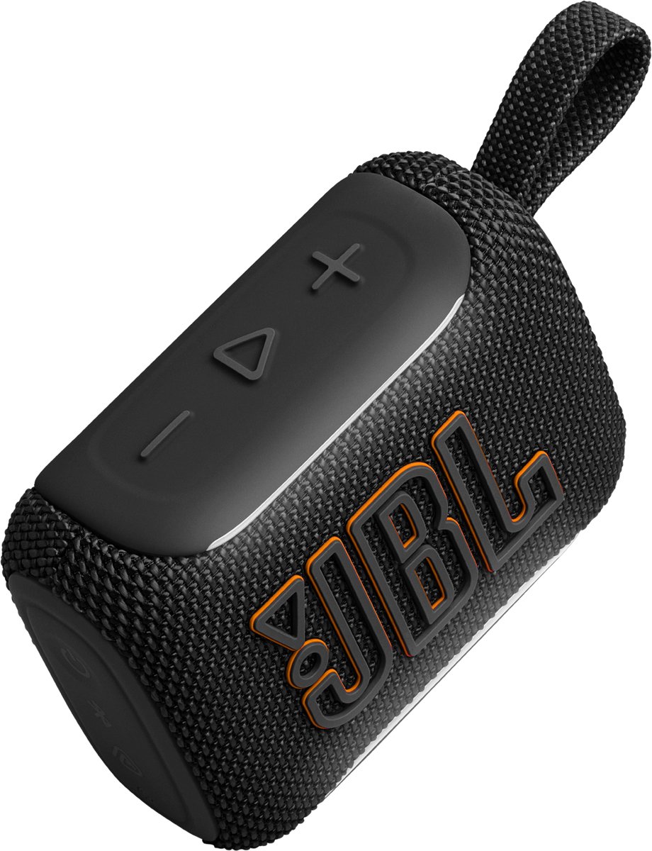 JBL Go 5 - Draadloze Bluetooth Mini Speaker – Voor Onderweg en Thuis – Sfeerverlichting - Draadloos Muziek Box – Boxje - 10 uur - IP68 - Waterdicht - Zwart – foto 6
