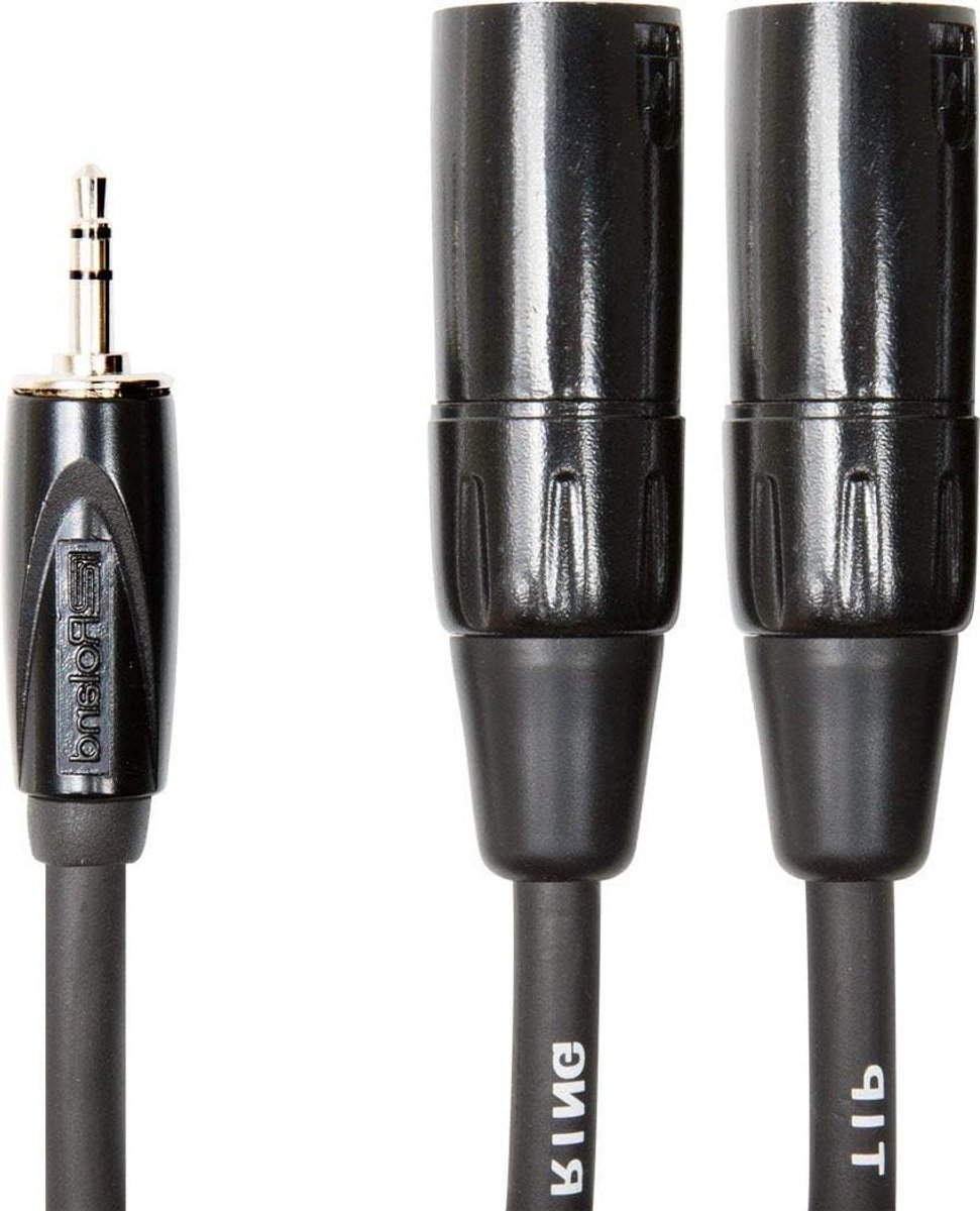 Interconnect kabel - XLR kabel - Muziek opnemen - Lage capaciteit - 1.5 meter - Zwart