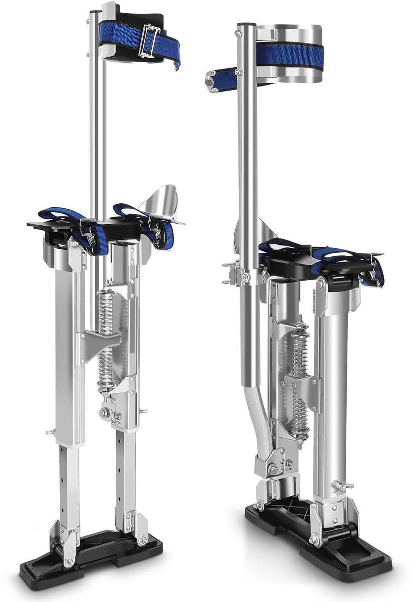 Werkstelten - Gipsplaat Stelten - Schilderen en Klussen - In Hoogte Verstelbaar - 38-58 cm - Aluminium