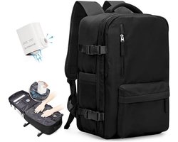 Reisrugzak met Vacuümpomp - Handbagage Formaat 47x31x22 cm
