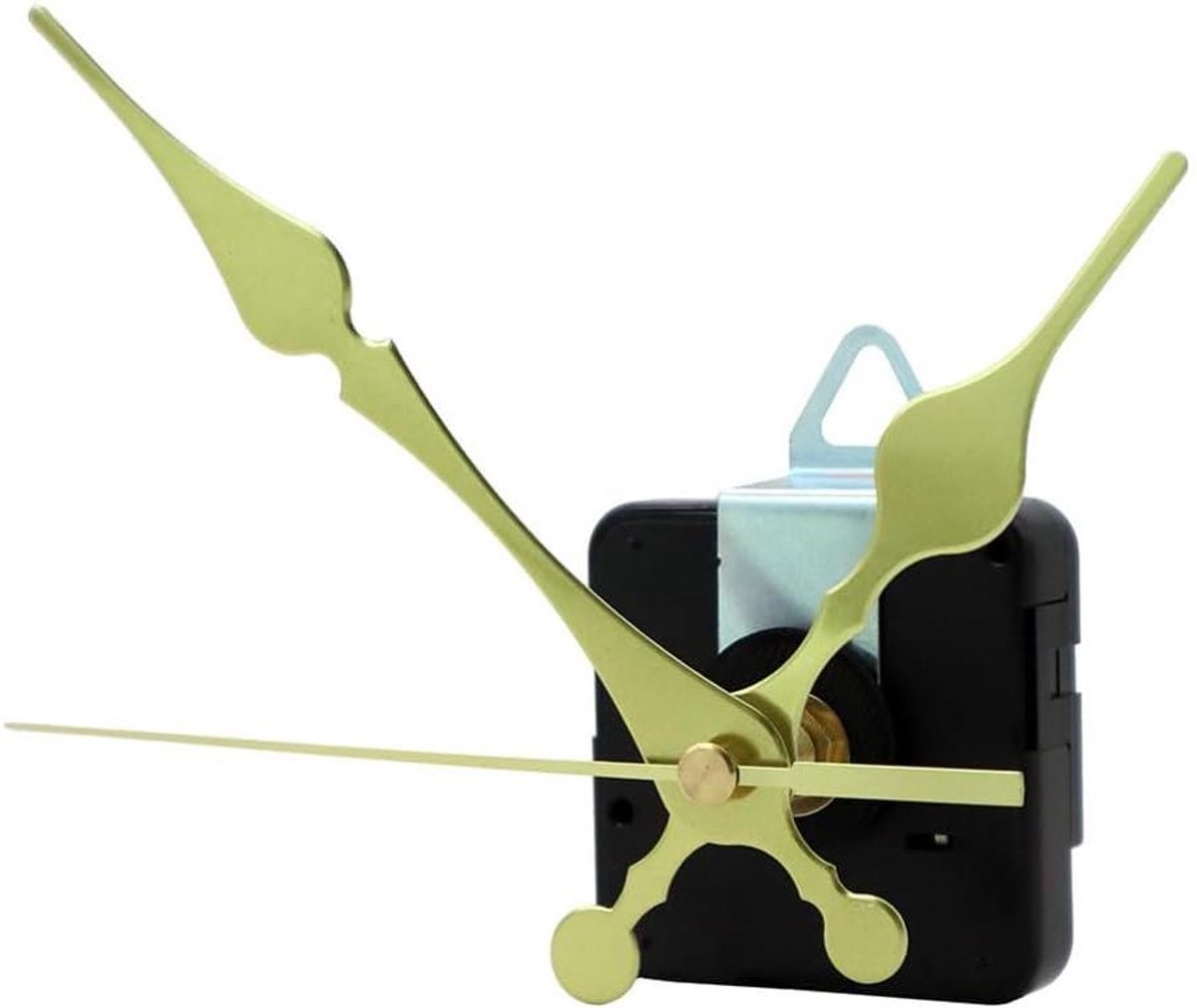 Klok uurwerk wijzers - Stille beweging - Klokken maken - Zonder tikgeluid - 56 mm - Zwart goud