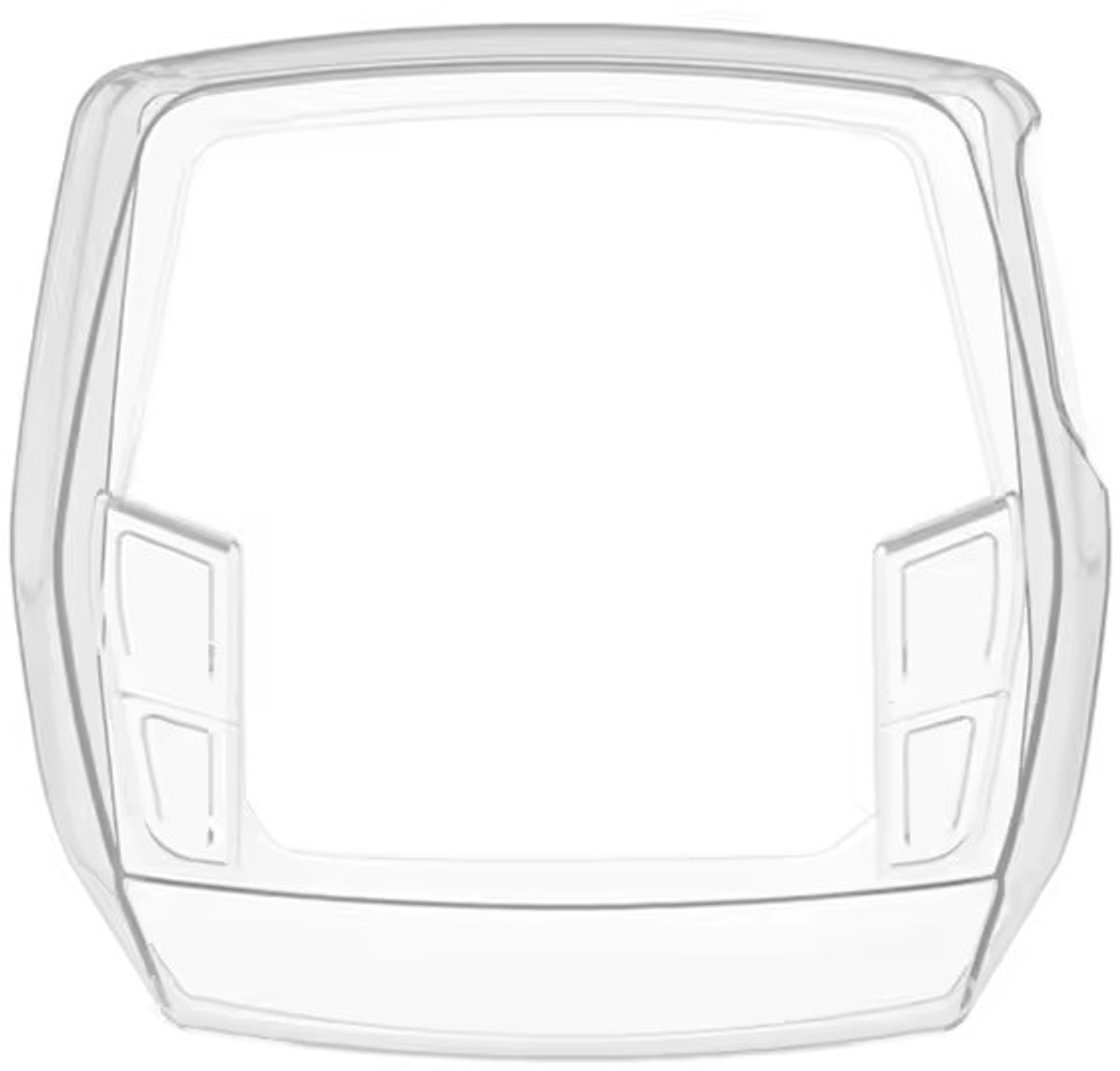 ONF Beschermhoes geschikt voor Bosch Intuvia - Bescherm caseTPU displaycover elektrische fiets - Transparant