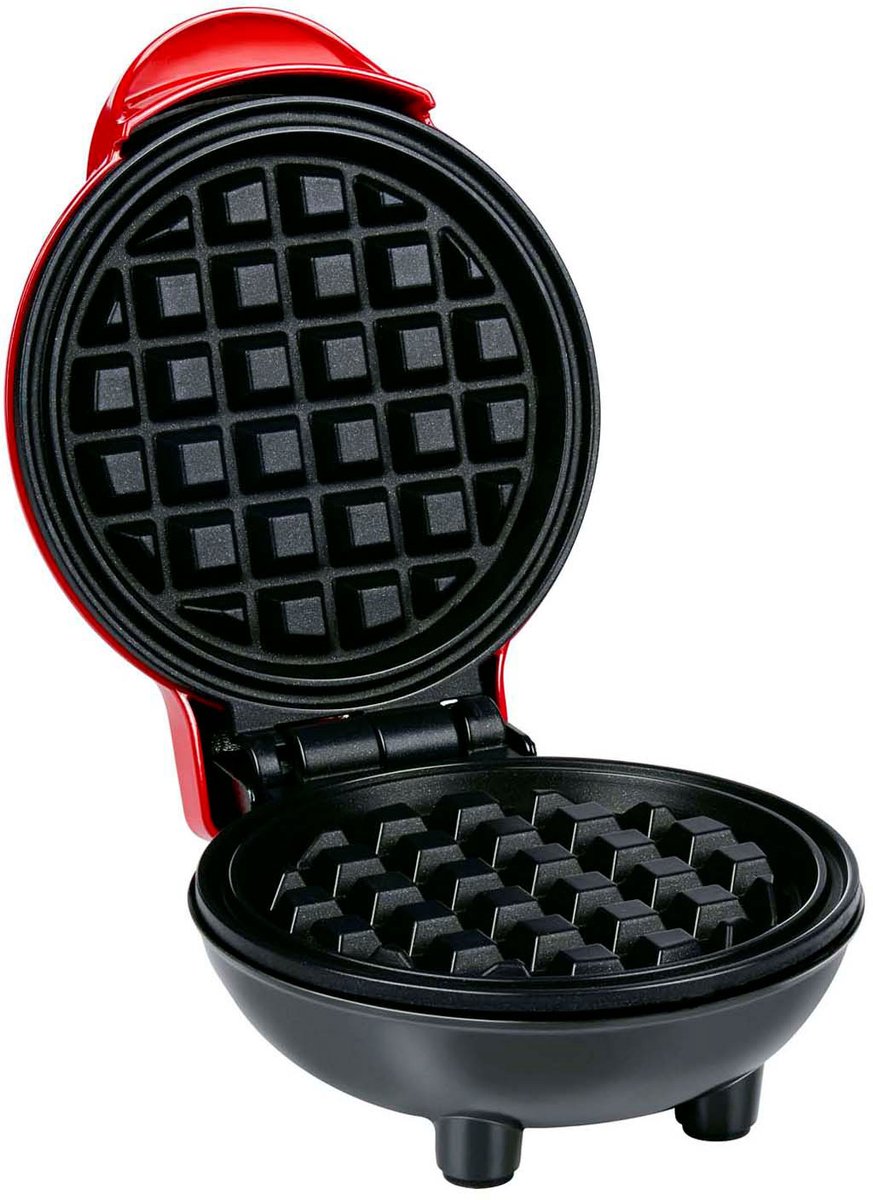 Alpina Wafelmaker - Compact Wafelijzer - Anti-aanbaklaag - 350W