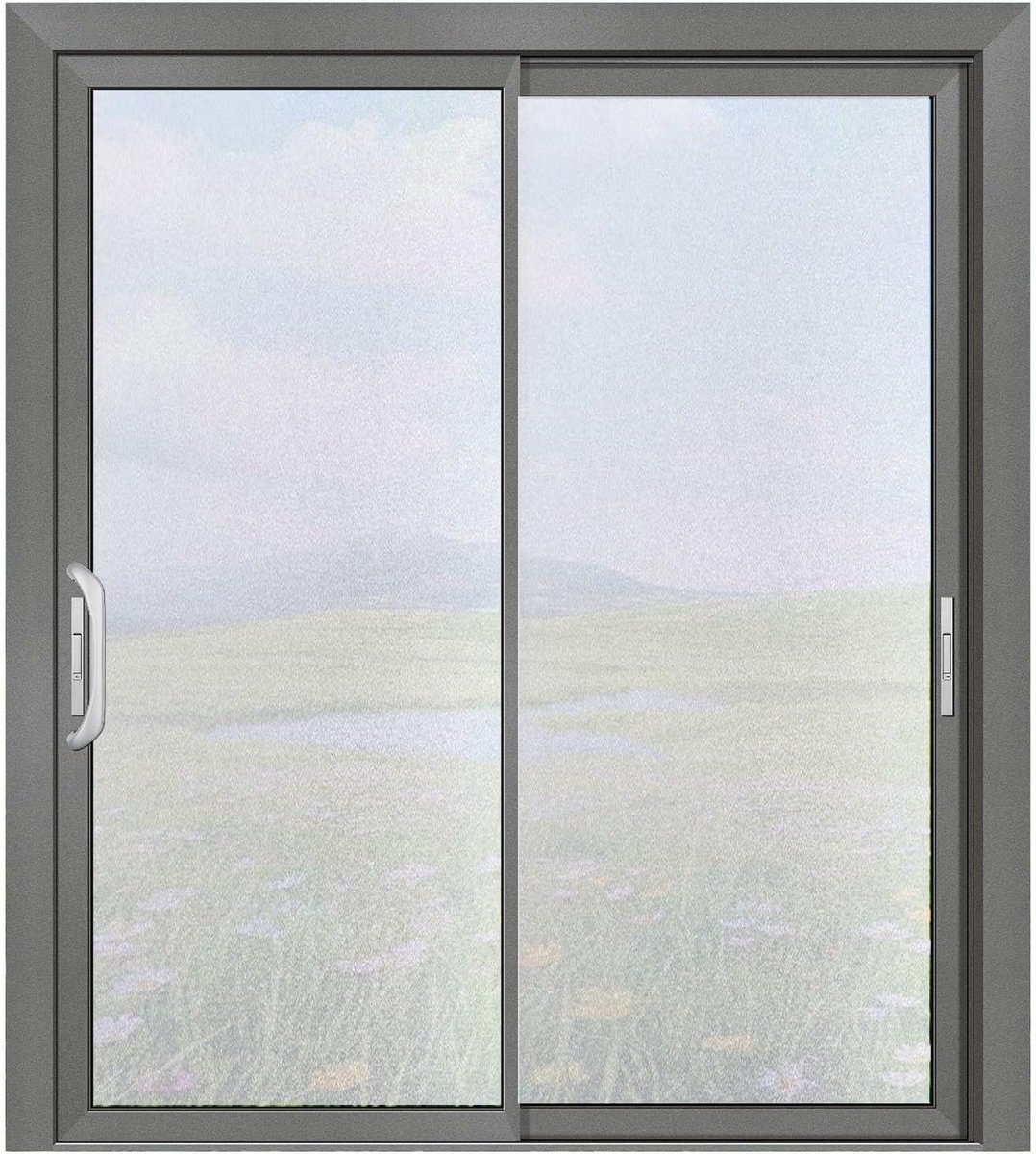Raamfolie Statisch - Glasfolie UV-werend - Privacy en Decoratie - Lijmvrij en Herbruikbaar - 110 x 200 cm - Wit Mat