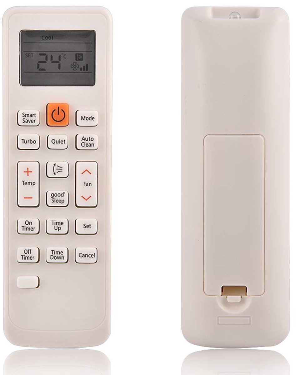 aladdien - Afstandsbediening - Vervangende afstandsbediening - Slijtvast en duurzaam - Ergonomisch ontwerp - Voor airconditioning - Tot 10 meter afs..