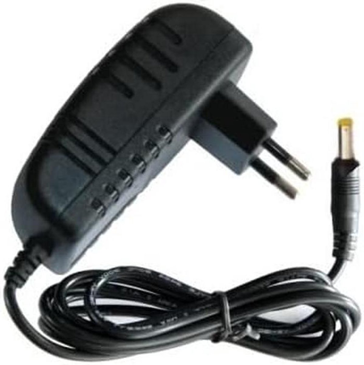 Draagbare DVD Speler Oplader - Netvoeding Adapter - Opladen Onderweg - Veiligheids Certificeringen - 120 cm - Zwart