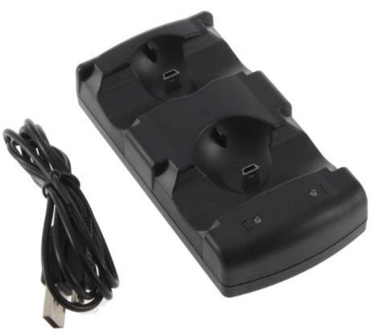 Golden crown - USB Dual Charger Dock - PS3 Controller - Desk Stand - Snelladen - Oplaadstation - Geschikt voor PS3 en PS Move