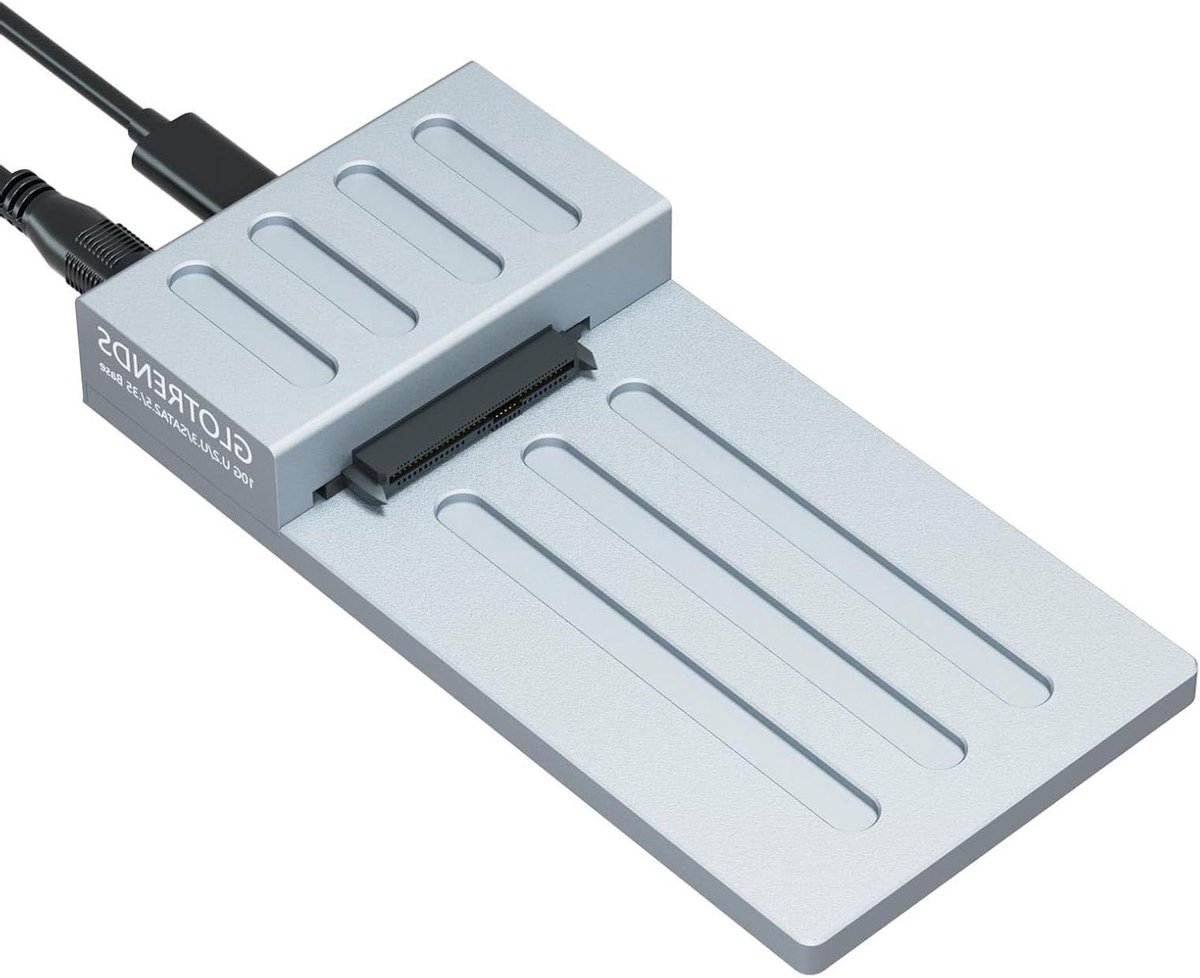 Docking Station - Externe Behuizing - Data Overzetten - 10Gbps Snelheid - 2.5 Inch - Zilver