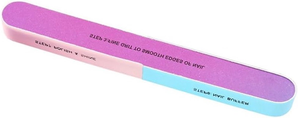 7-zijdige nagelvijl en buffer set voor manicure, nagelverzorging, polijsten en vijlen voor vrouwen en meisjes