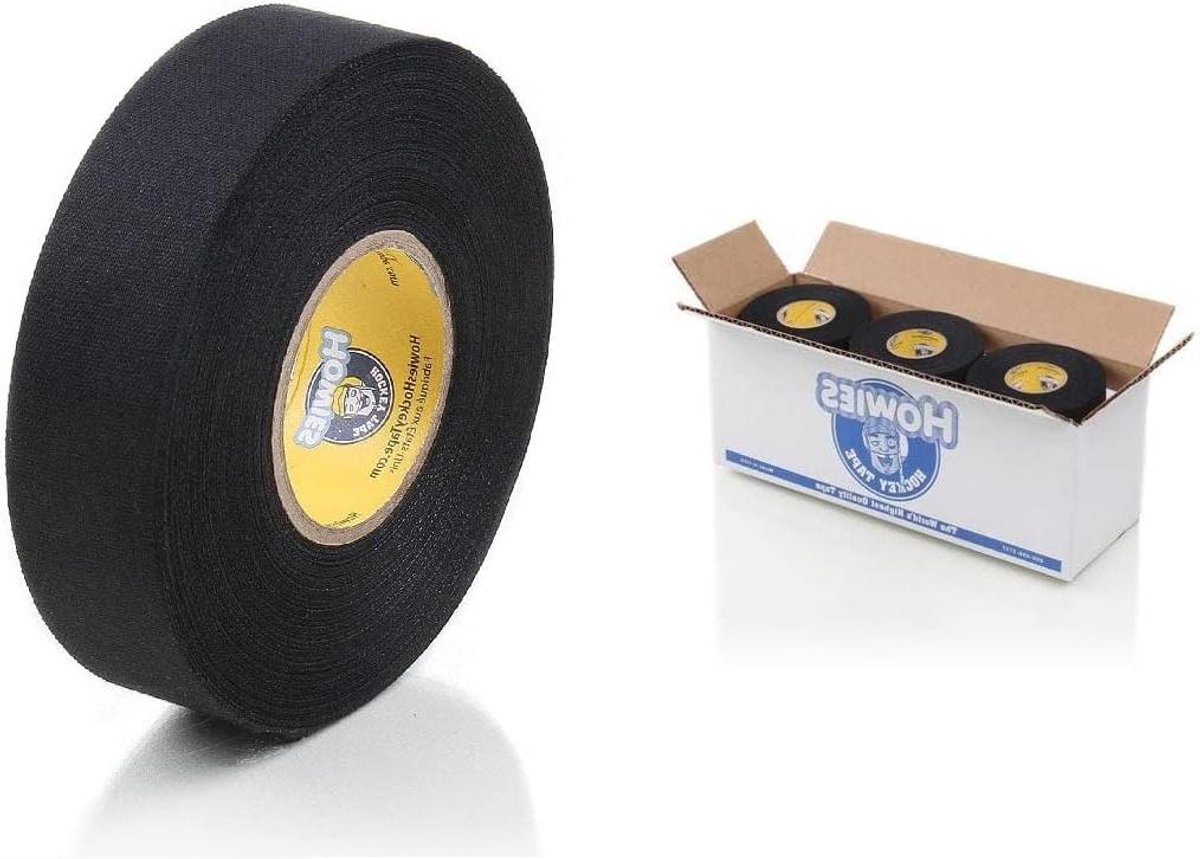 Rackettape Profi Cloth - Hockey Tape - IJshockey Sport - Verhoogde Kleefkracht - 25mm x 22m - Zwart
