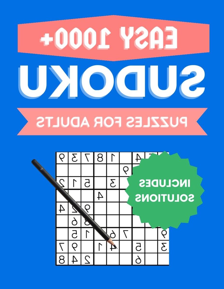 Sudoku Puzzelboek - Logica Puzzels - Hersenen Trainen - 1002 Eenvoudige Puzzels - 21.59 x 27.94 cm - Niet gespecificeerd