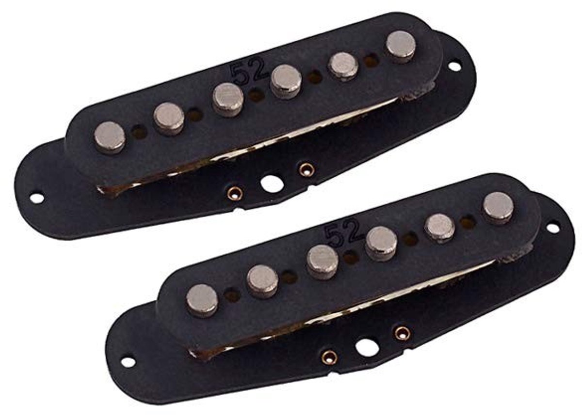 aladdien - Single Coil Vintage Gitaren Pickups - Hoogwaardige kwaliteit - Zwart - Alnico 5 Magneten - Perfect voor ST gitaar - Duurzaam en robuust