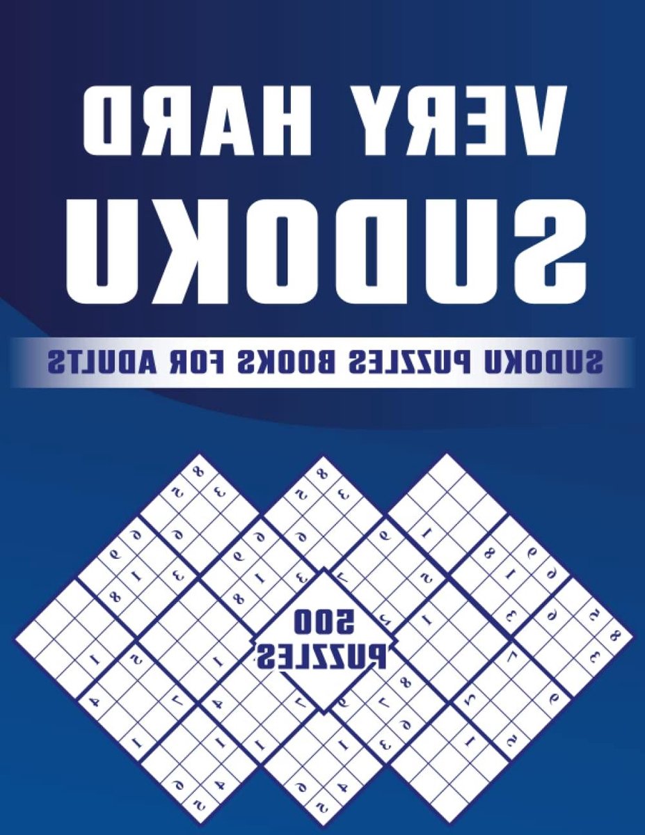 Sudoku Puzzelboek - Logische Puzzels - Hersenen Trainen - 500 Zeer Moeilijke Puzzels - 21.59 x 27.94 cm - Niet gespecificeerd