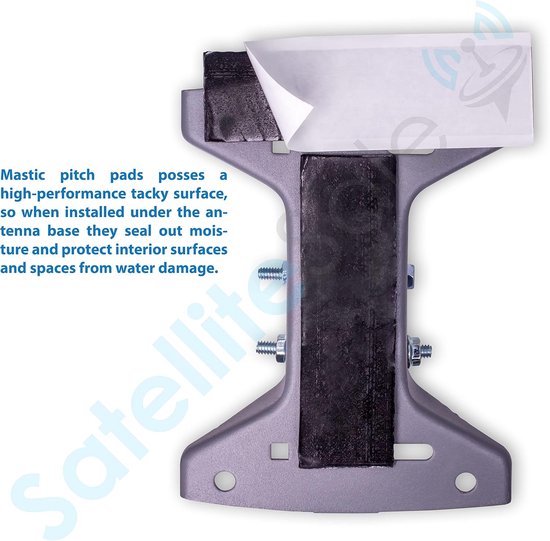 Universele dakpatchkit - Dak reparatie set - Dak lekkages dichten - Weerbestendige afdichting - 6 bouten 3 pads - Verzinkt van Merkloos — afbeelding 3
