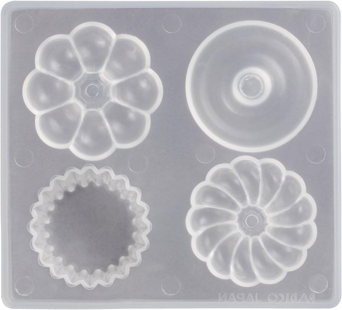 UV Rubber Vorm - Siliconen Vorm - Dessert Creaties Maken - Zelfnivellerend - 14.6 x 11.8 x 2.9 cm - Transparant
