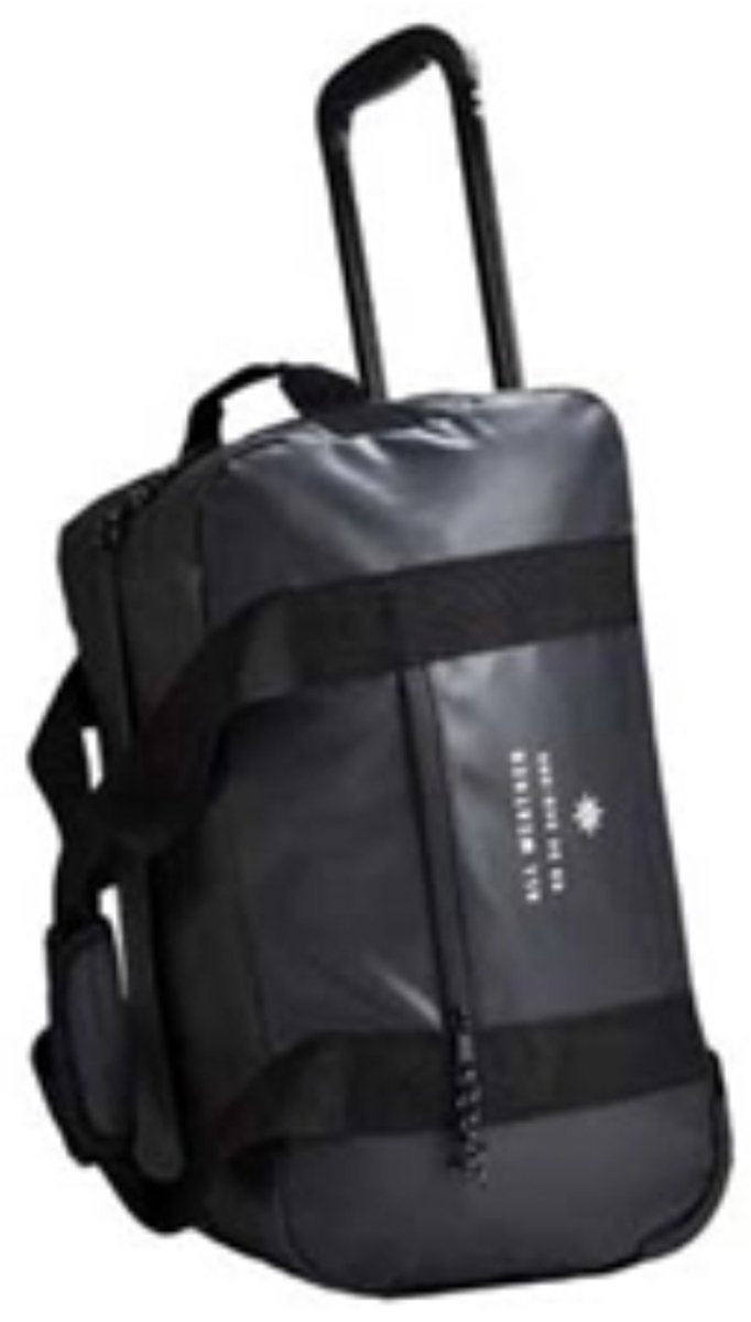 Ralph Boyer All Weather Wieltas Zwart – Trolleytas 50 x 28 x 28 cm – Waterafstotende Reistas van Tarpaulin