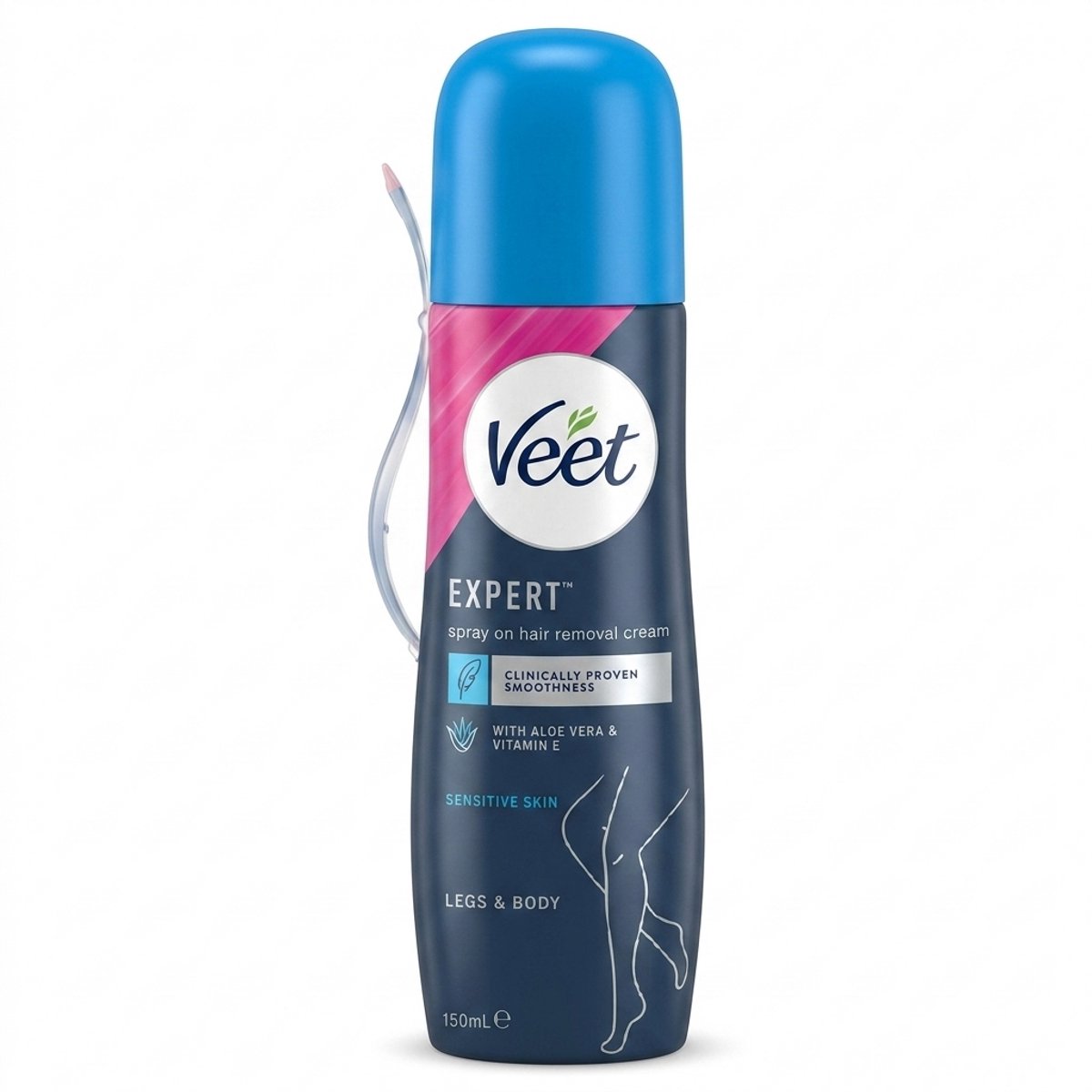 Veet - Ontharingsspray voor Gevoelige Huid – 150 ml – Hair Removal Cream Spray