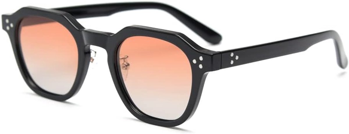 Zonnebril Unisex - TR90 Gepolariseerd Vierkant Montuur - 1 Stuks - UV400 Bescherming Retro Design - Rijden Reizen Outdoor