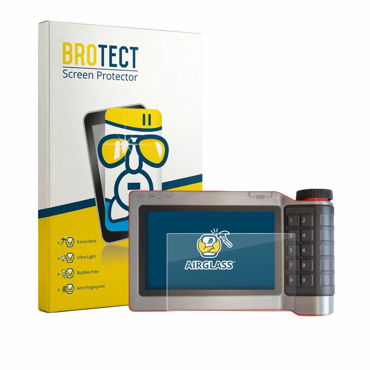 Screenprotector voor Kverneland IsoMatch Tellus GO Plus Beschermglas transparant