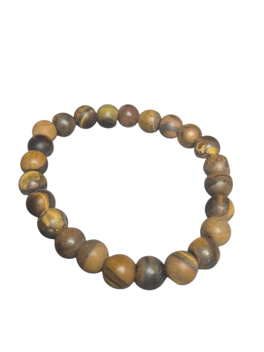 Tijgeroog (mat) armband.
