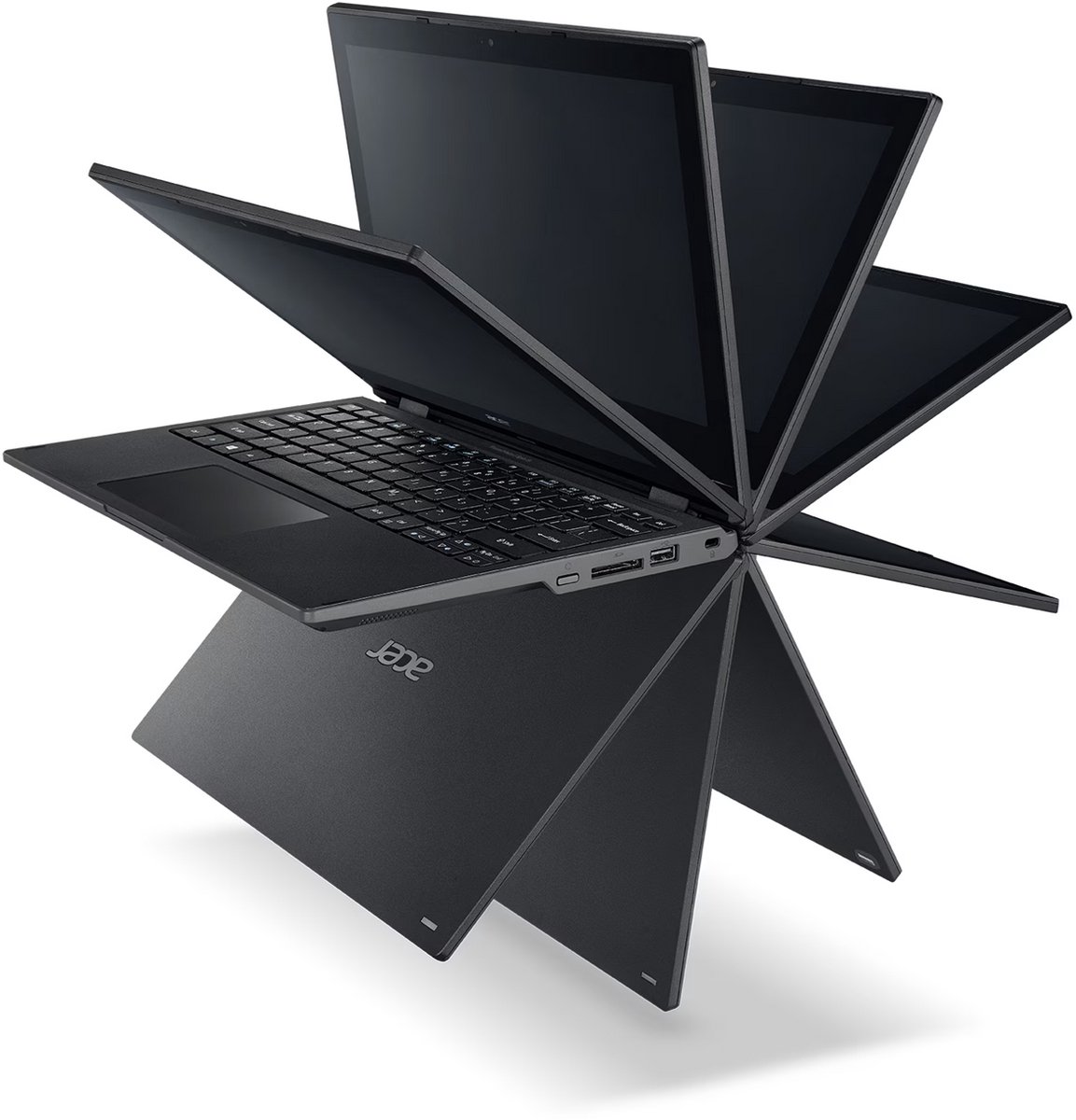 Acer TravelMate Spin B118 G2 - 2-in-1 laptop en tablet - 11.6 inch - Intel N5000 - 4GB - 128GB SSD - Windows 11 — afbeelding 3