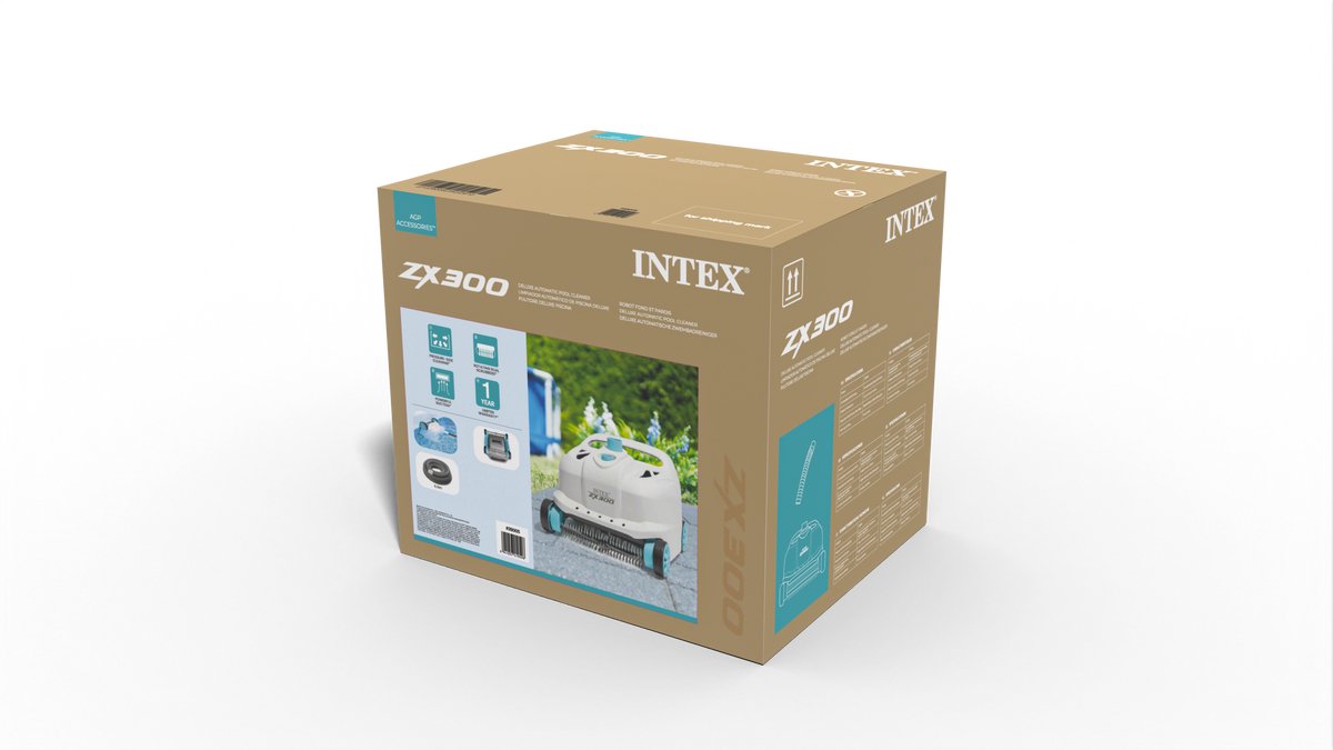 Bol.com Intex Deluxe Auto Zwembadreiniger ZX300 aanbieding