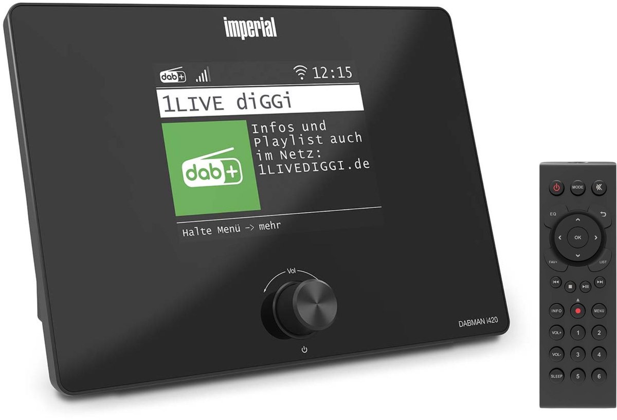 Imperial DABMANI420BK Internet Radio - DAB+/FM Radio - Bluetooth - Zwart