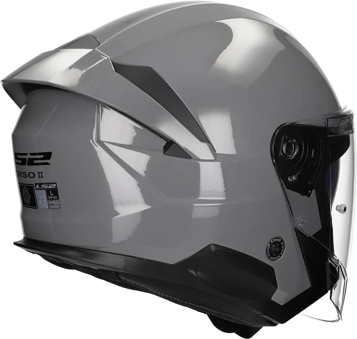 LS2 OF618 Verso II Solid Nardo Grijs Jethelm - Maat XS - Helm – foto 2