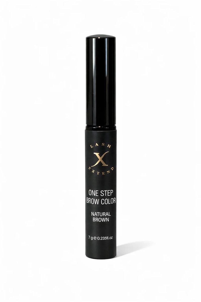 One Step Brow Color, wenkbrauwkleur in één stap- natuurlijk bruin - Lash eXtend