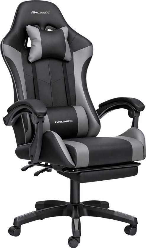 Gamestoelenland RACINGX Gamingstoel Met Voetsteun - Gamestoelenland - €69,99