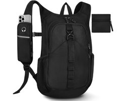 Trekking Rugzak 15 Liter – Ultralight – Opvouwbaar – Wandelrugzak – Kamperen – Reisrugzak – Rugzak Heren Dames Kinderen – Klimmen – Fietsen – Daypack – Lichtgewicht Rugzak – Outdoor Rugzak