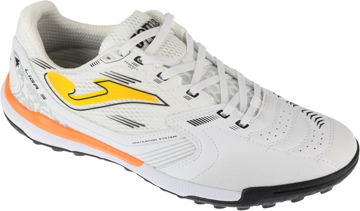 Joma Liga 5 26 LIGS TF, Mannen, Wit, Voetbalschoenen, maat: 40