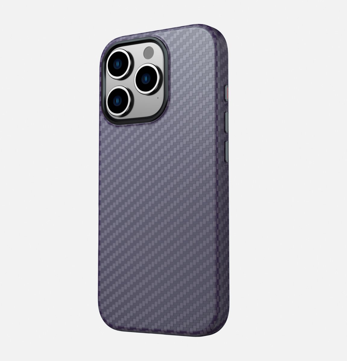 Swissten MagSafe Hoesje iPhone 12 / 12 Pro - MagStick Shell Case - Paars
