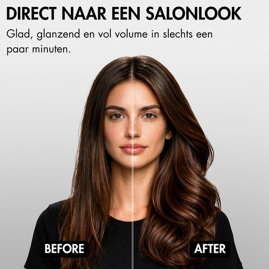 Sansbeauté® Blowout 3-in-1 Thermal Brush 38 mm - Keramische Warmteborstel - Multistyler - Airstyler - Haarborstel - Krulborstel - Haarborstel - Stijlborstel - Warmteborstel - Volume en Krullen - Roterende Kabel