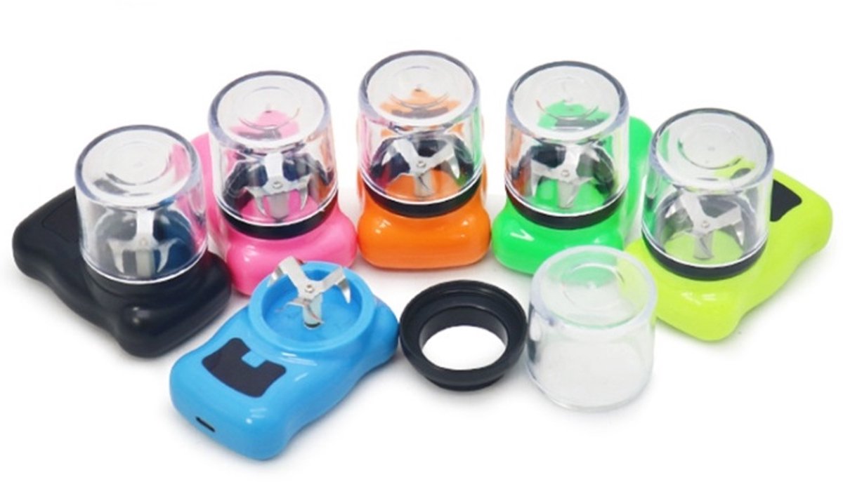 Zirkle MiniPod - Elektrische Kruidenmaler / Specerijmolen / Mini Spice Grinder / Kruidenmolen - USB-C Oplaadbaar met Display - Voor Gedroogde Kruiden, Kruidenmixen en Specerijen - Compact voor Thuis, Reizen en Camping - Oranje