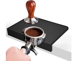 Siliconen Tamper Mat voor Barista, Antislip Espresso Mat met Randbescherming, Ideaal voor Koffiemakers en Koffie Accessoires