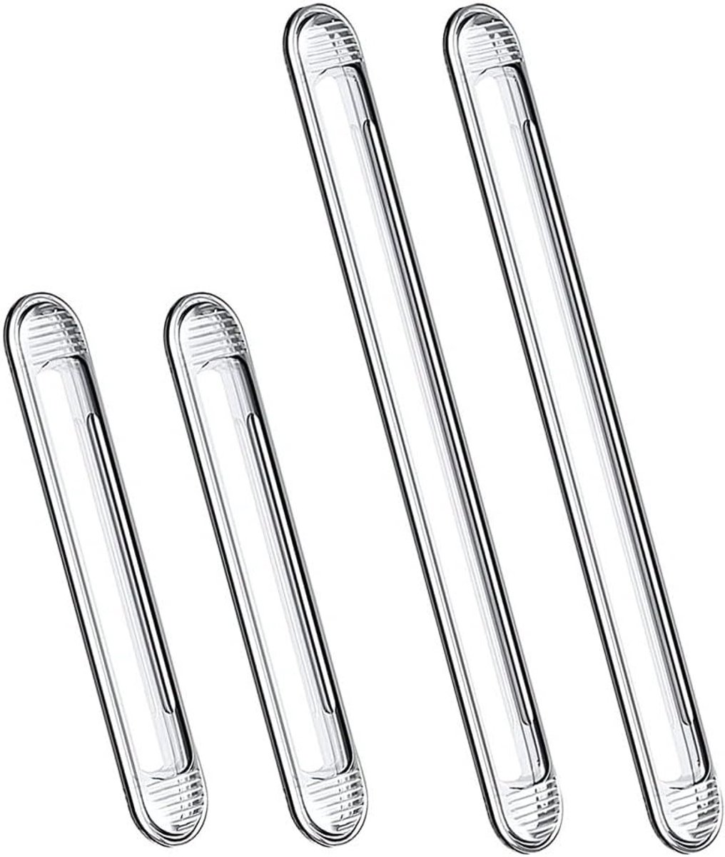 Transparante Siliconen Deurstopper - Zelfklevende Anticollisiedop voor Deuren, Koelkast en Lades, Ideaal voor Douchedeuren en Auto's, Set van 4 Stuks