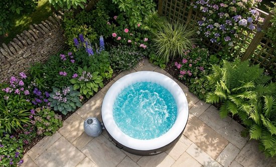 round, inflatable, for garden, pool, massage, heating, outdoor temperature, pump, swimmer, chemistry, adults, 669 l-Mobili Bella — afbeelding 2