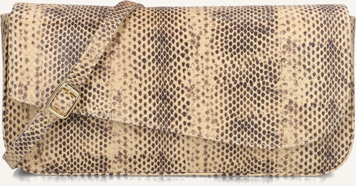 Unisa Zestefi Schoudertassen Dames - Beige - Maat ONESIZE
