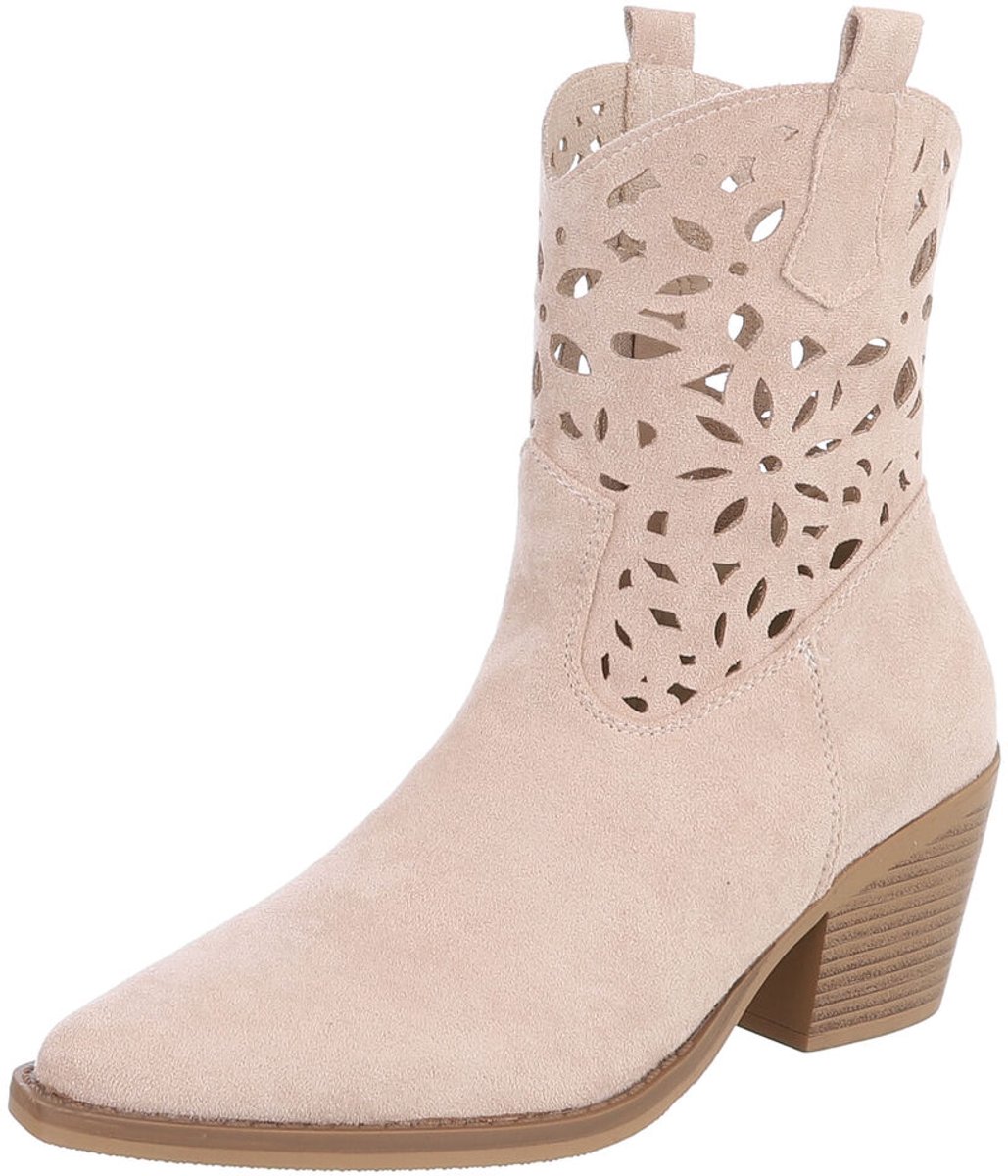 Elegante enkellaarsjes met uitsnijding voor dames, voor dagelijks gebruik en in de vrije tijd Gr. 39