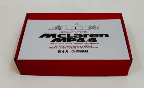 Beemax Modelbouwpakket Auto - 12002 McLaren MP4/4 - 1988 Monaco Winnaar - Upgrade Set Accessoires set - 1:12 - Modelbouw