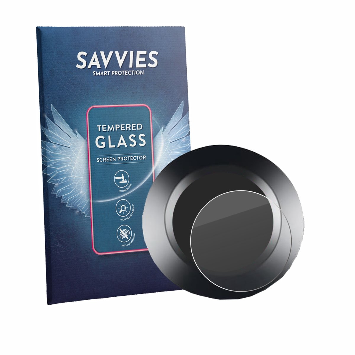 Savvies - Glas Screenprotector voor ZMCVOE Bike Computer - Gehard Beschermglas 9H