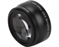 Geavanceerde 55MM 0.45X Groothoek Macro Lens voor Camera's - Perfect voor Natuurfotografie, Landschappen en Close-ups